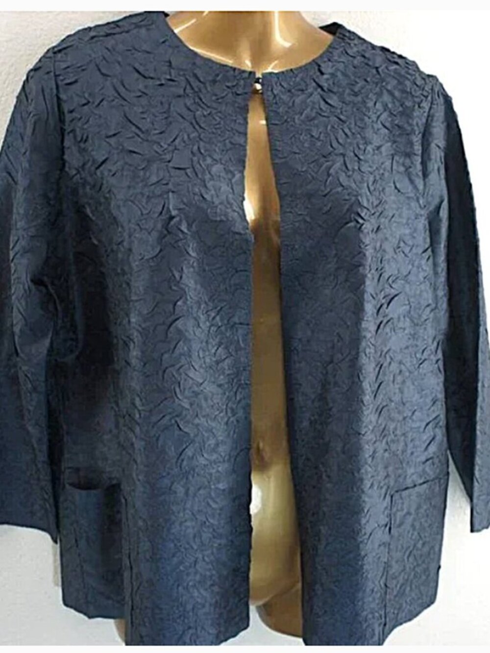 Chico's Crushed Sloane Jacket size 1